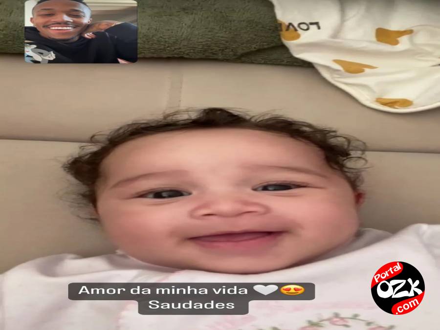 der Milito realiza una videollamada con su hija luego de que se fuera a Brasil con su madre: «El amor de mi vida»